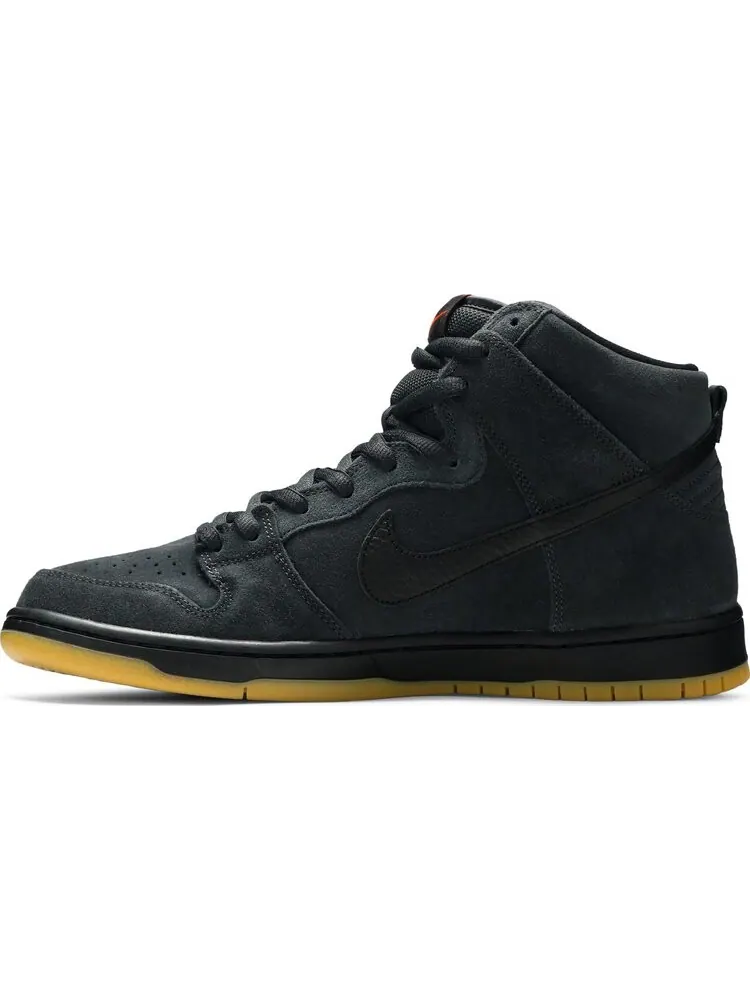 Кроссовки Nike Dunk High Pro ISO SB 'Orange Label - Dark Smoke Grey' — изображение 3 из 8, черный