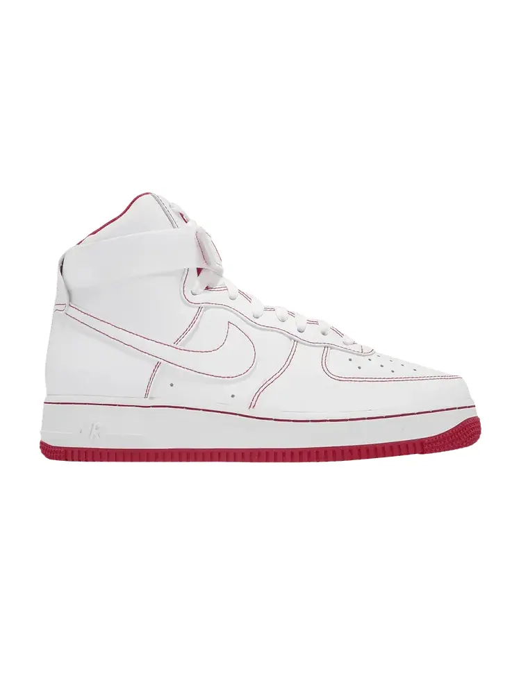 Кроссовки Nike Air Force 1 High '07 'University Red' — изображение 1 из 1, белый/белый/красный