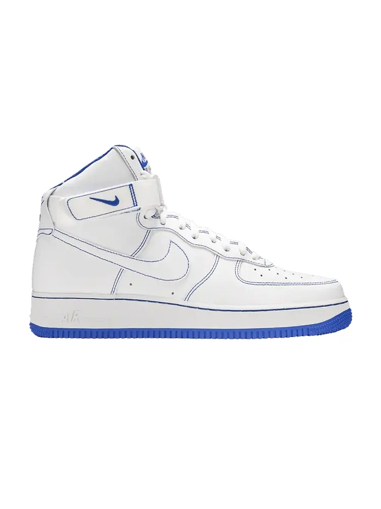 Кроссовки Nike Air Force 1 High 'Royal Blue' — изображение 1 из 9, белый/синий