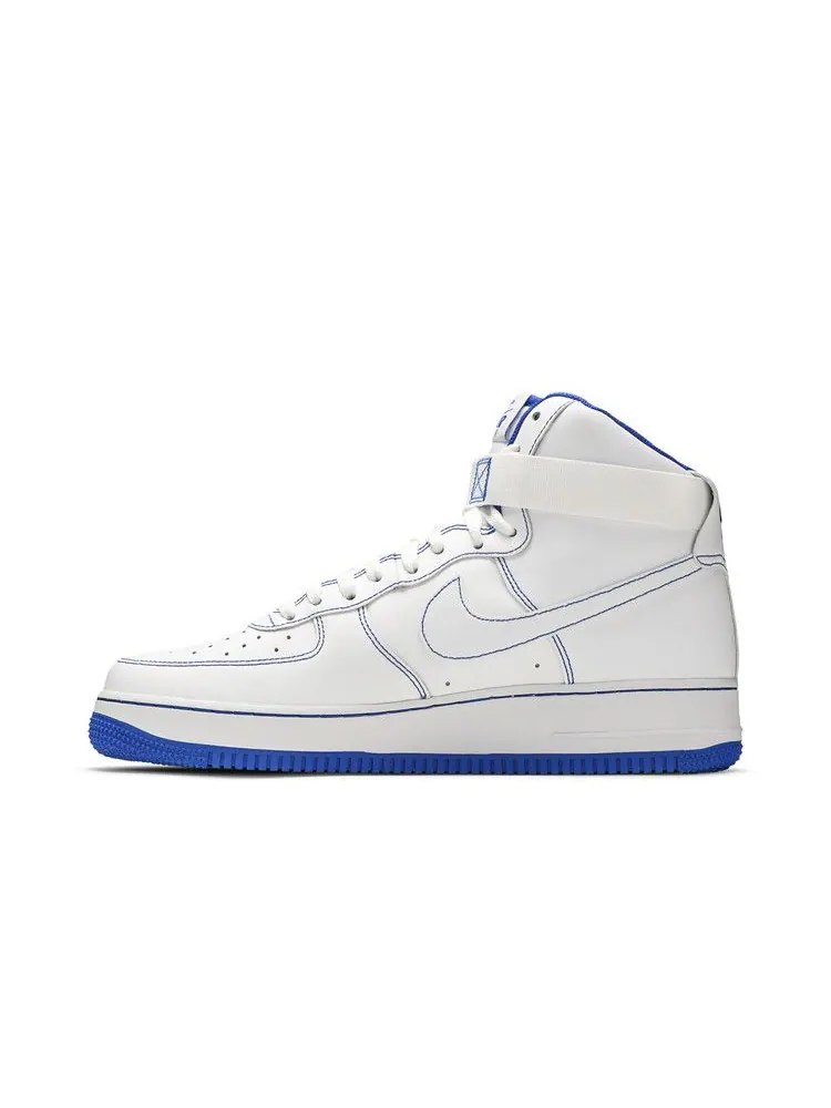 Кроссовки Nike Air Force 1 High 'Royal Blue' — изображение 4 из 9, белый/синий