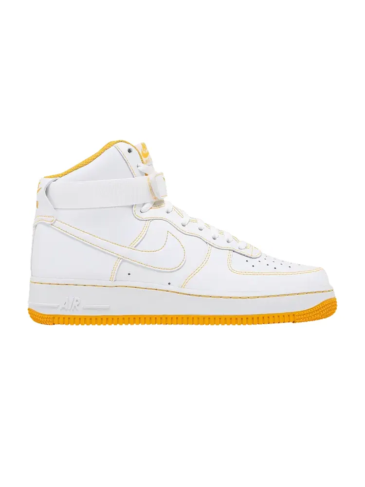 Кроссовки Nike Air Force 1 High '07 'Laser Orange' — изображение 1 из 9, белый/белый/оранжевый