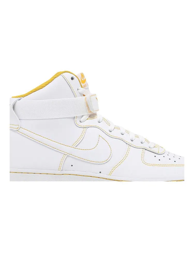 Кроссовки Nike Air Force 1 High '07 'Laser Orange' — изображение 3 из 9, белый/белый/оранжевый