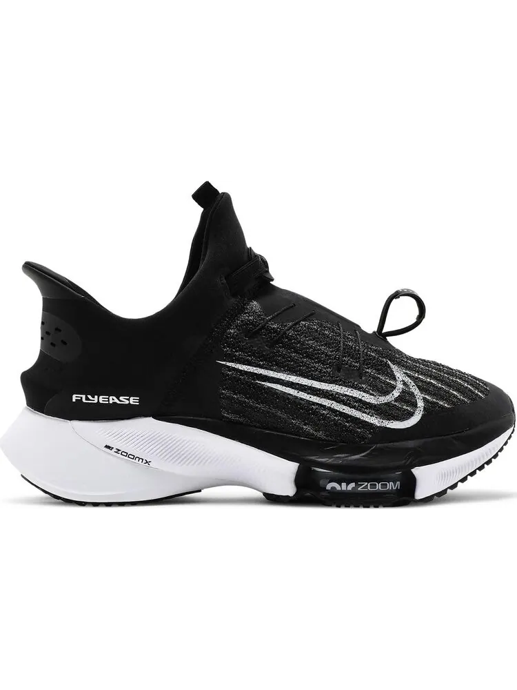 Кроссовки Nike Air Zoom Tempo NEXT% Flyease 'Black White' — изображение 1 из 8, черный