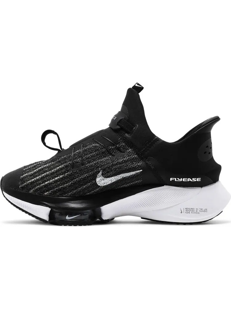 Кроссовки Nike Air Zoom Tempo NEXT% Flyease 'Black White' — изображение 3 из 8, черный
