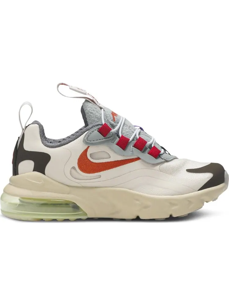 Кроссовки Nike Travis Scott x Air Max 270 React ENG PS 'Cactus Trails' — изображение 1 из 8, бежевый