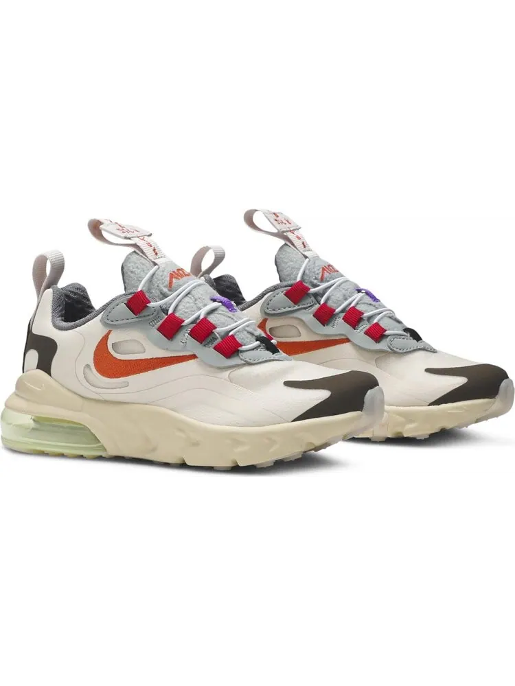 Кроссовки Nike Travis Scott x Air Max 270 React ENG PS 'Cactus Trails' — изображение 8 из 8, бежевый