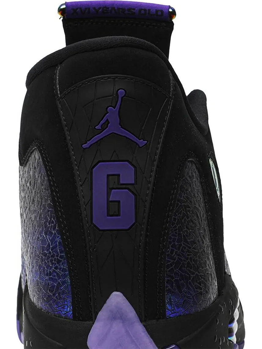 Кроссовки Air Jordan 14 Retro DB Doernbecher 2019 — изображение 7 из 8, черный