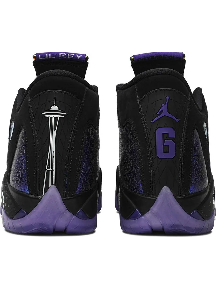 Кроссовки Air Jordan 14 Retro GS Doernbecher 2019 — изображение 6 из 8, черный
