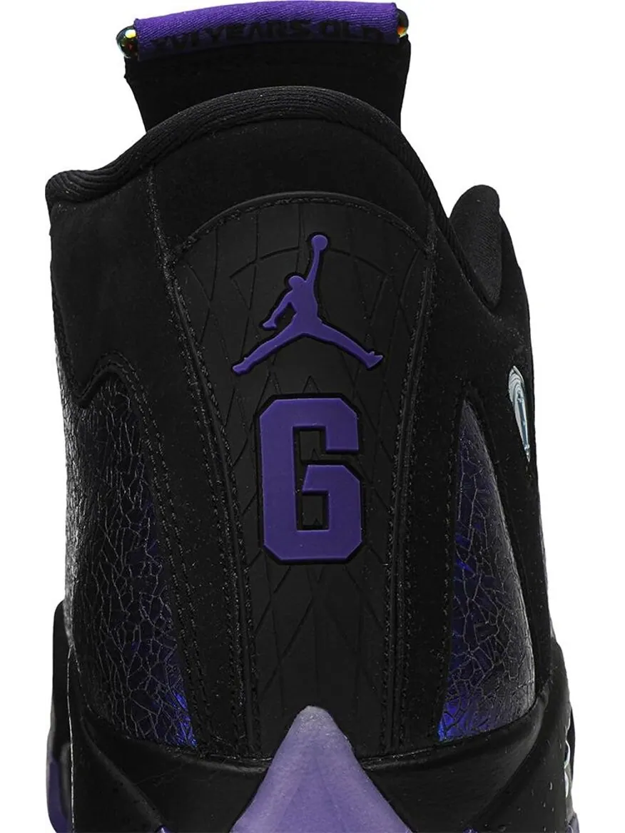 Кроссовки Air Jordan 14 Retro GS Doernbecher 2019 — изображение 7 из 8, черный
