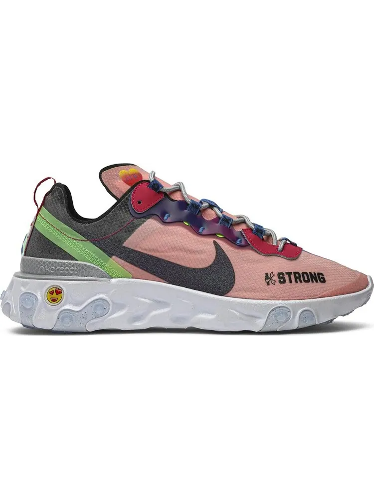 Кроссовки Nike React Element 55 'Doernbecher' 2019 — изображение 1 из 8, оранжевый