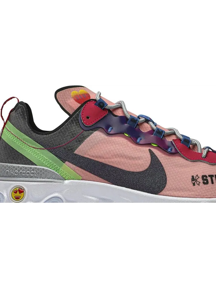Кроссовки Nike React Element 55 'Doernbecher' 2019 — изображение 2 из 8, оранжевый