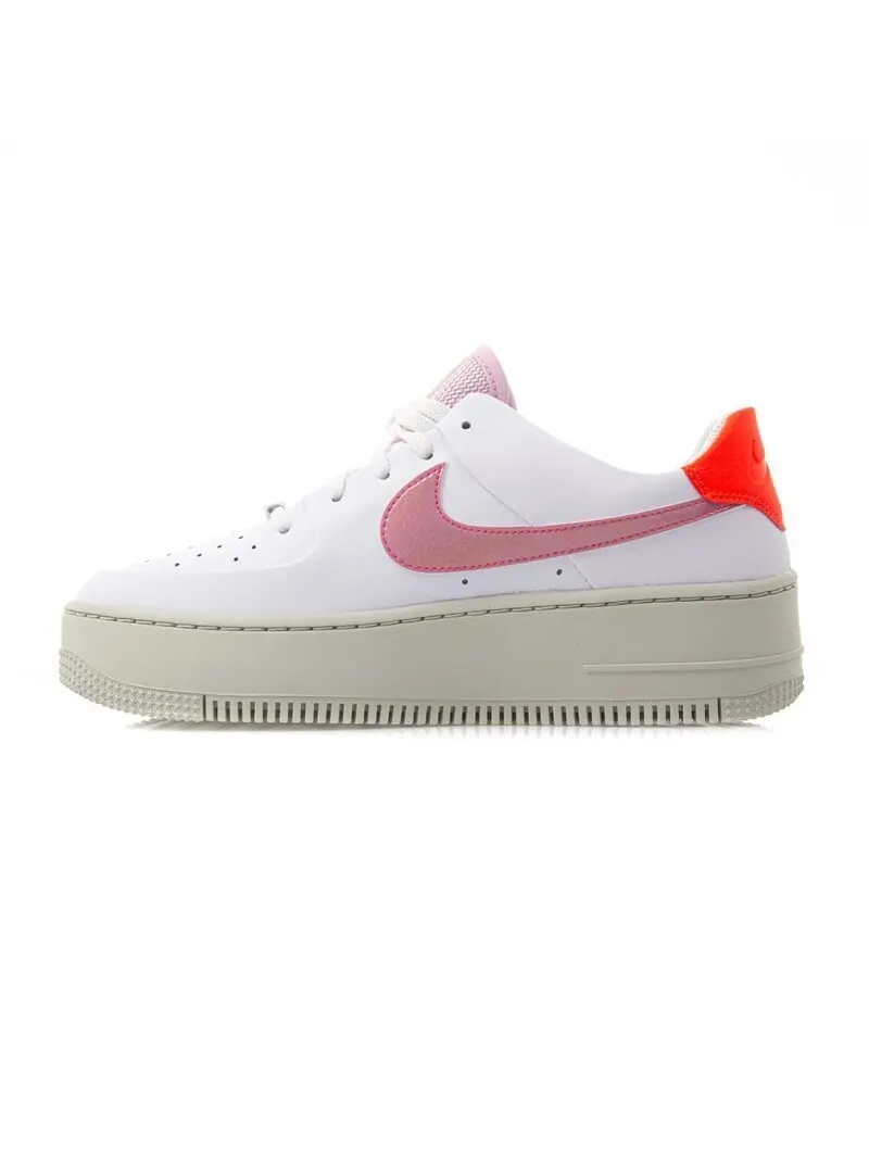 Кроссовки Nike Wmns Air Force 1 Sage Low 'White Pink' — изображение 5 из 9, белый