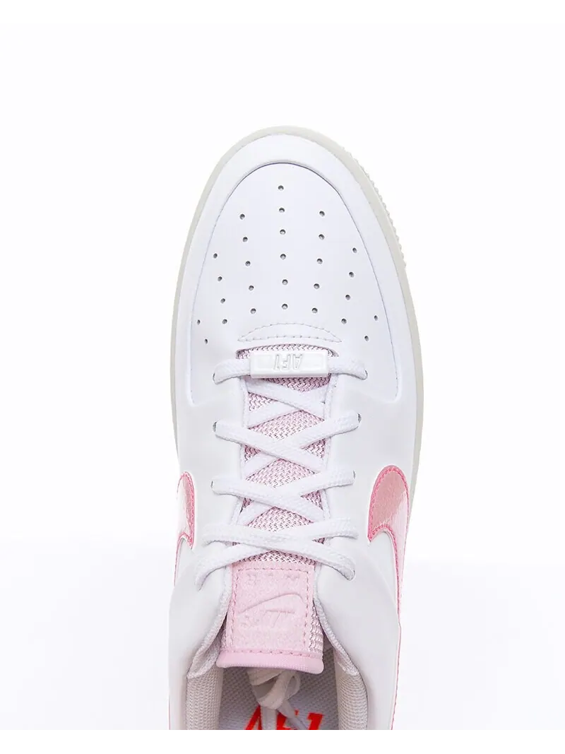 Кроссовки Nike Wmns Air Force 1 Sage Low 'White Pink' — изображение 8 из 9, белый
