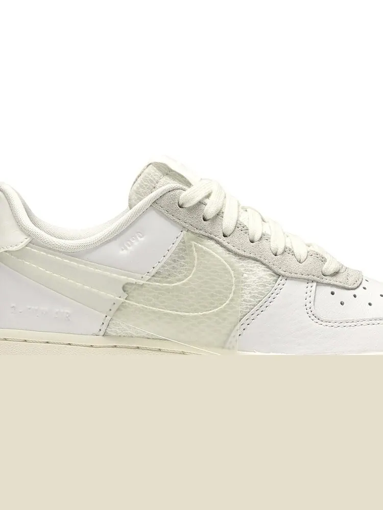 Кроссовки Nike Air Force 1 Low 'Transparent Swoosh' — изображение 2 из 8, белый