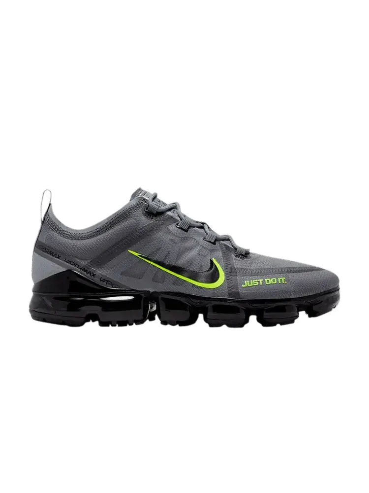 Кроссовки Nike Air VaporMax 2019 DRT 'Cool Grey Volt' — изображение 1 из 1, серый//зеленый/черный