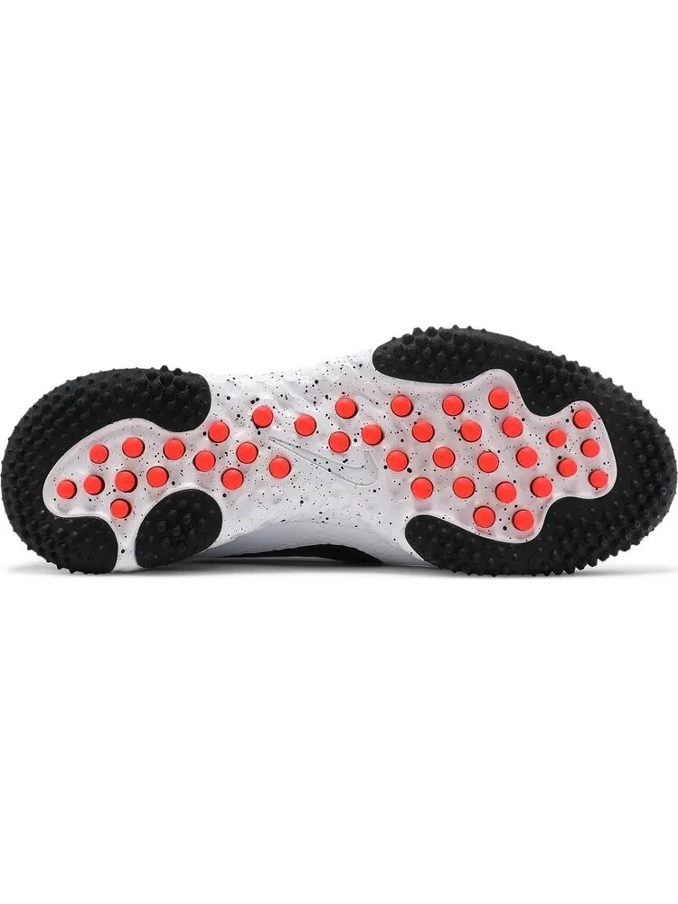 Кроссовки Nike Alpha Huarache Elite 3 Turf 'White Black' — изображение 4 из 8, белый