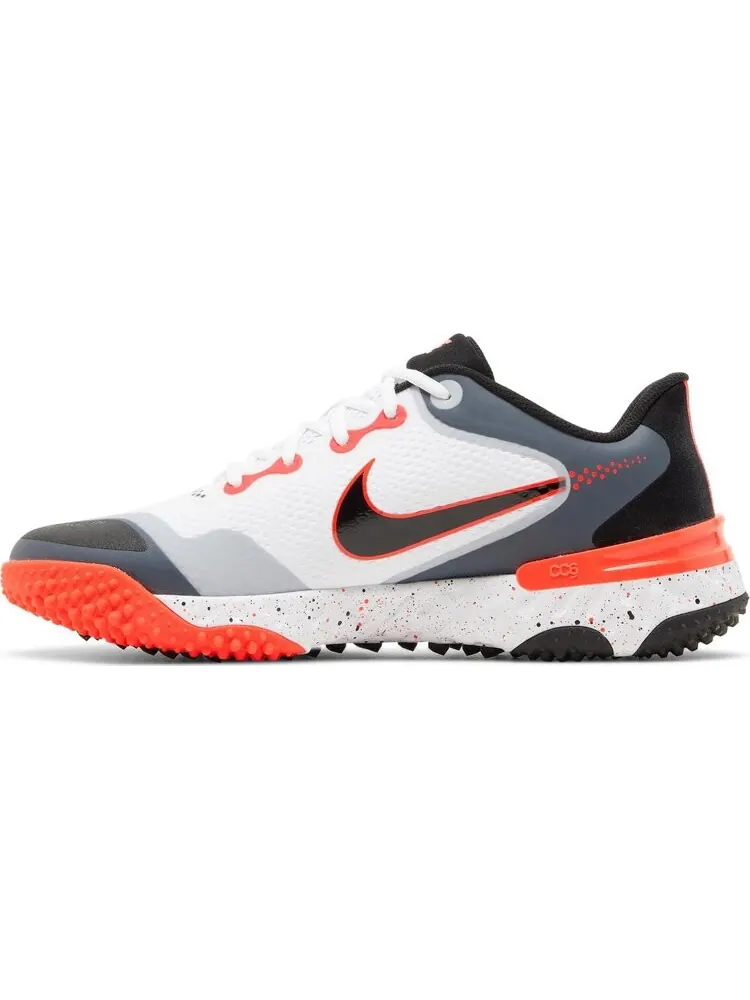 Кроссовки Nike Alpha Huarache Elite 3 Turf 'White Bright Crimson' — изображение 3 из 8, белый