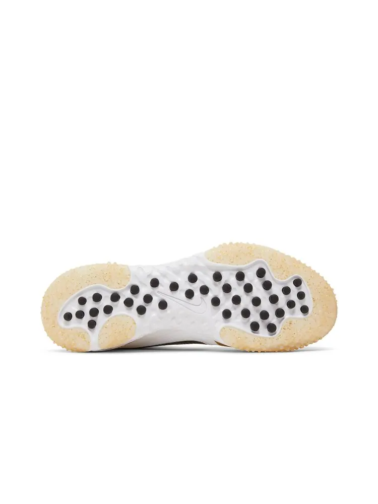 Кроссовки Alpha Huarache Elite 3 Turf 'White Metallic Gold' — изображение 4 из 8