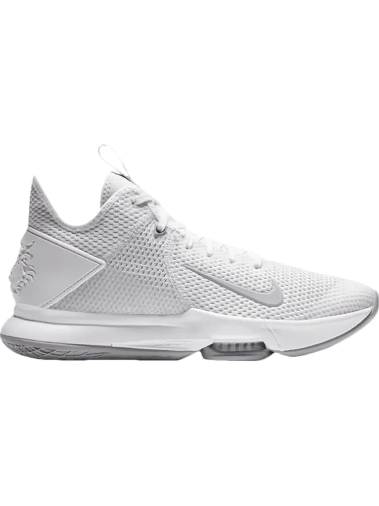 Кроссовки Nike LeBron Witness 4 'White Wolf Grey' — изображение 1 из 1, белый