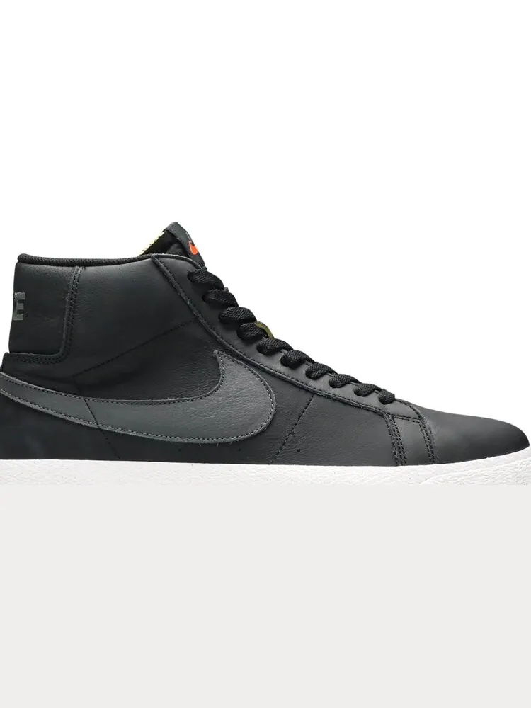 Кроссовки Nike Zoom Blazer Mid ISO SB 'Orange Label' — изображение 2 из 8, черный