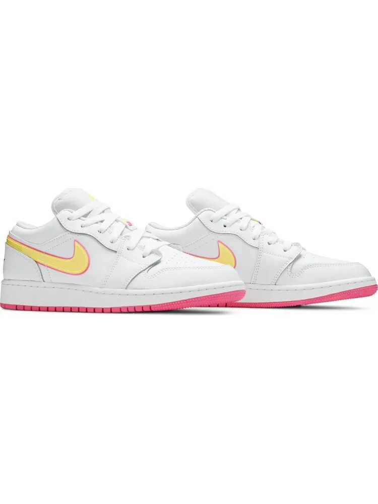 Кроссовки Air Jordan 1 Low GS Edge Glow — изображение 8 из 8, белый