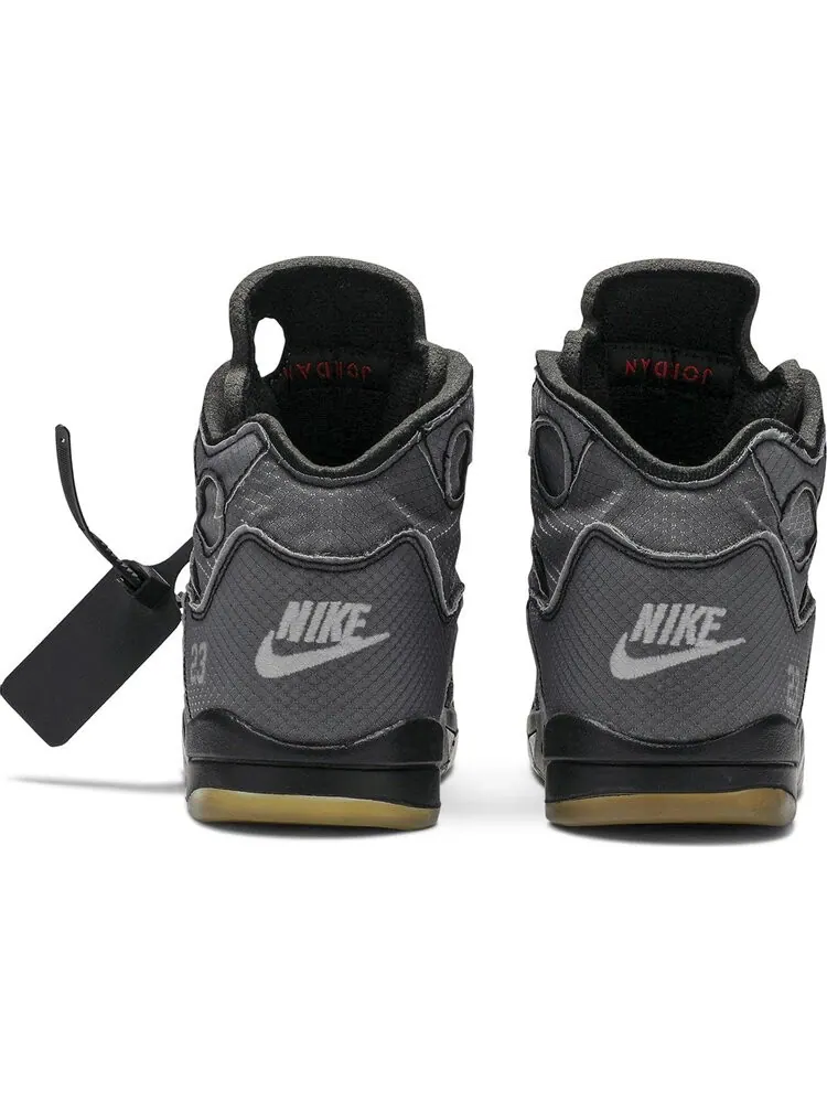 Кроссовки Off-White x Air Jordan 5 Retro SP PS Muslin — изображение 6 из 8, черный