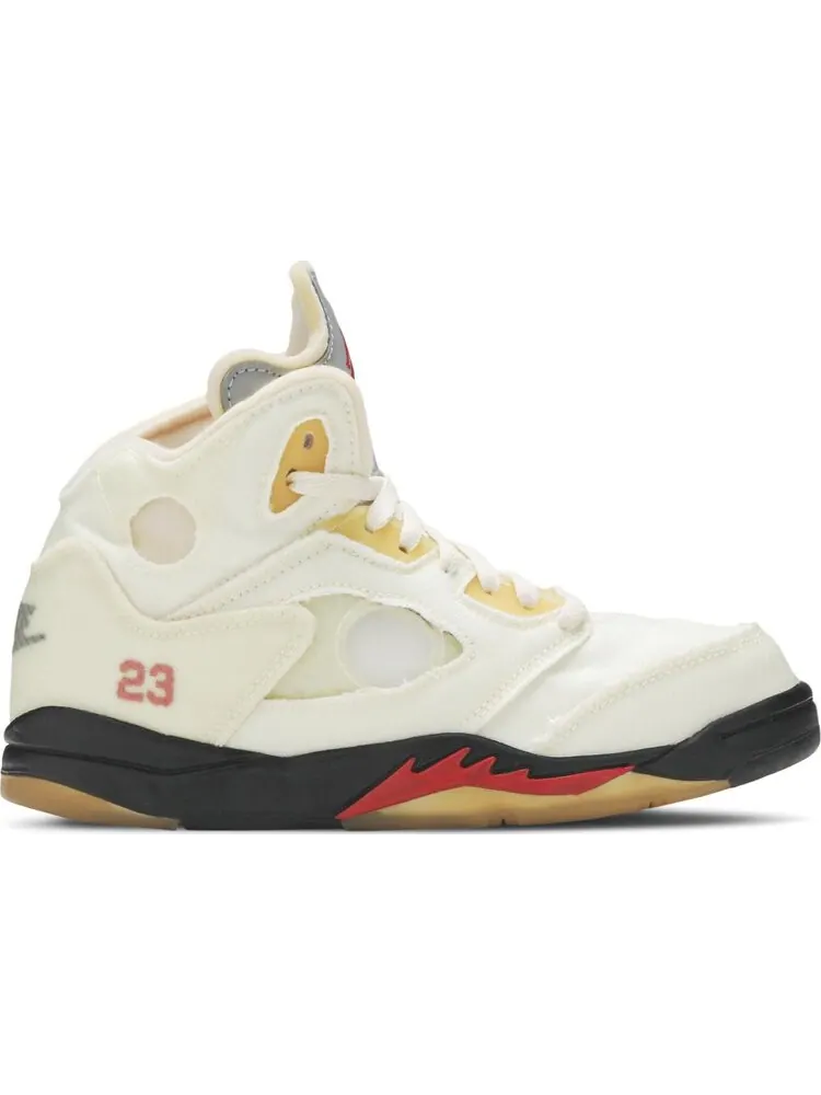 Кроссовки Off-White x Air Jordan 5 Retro SP PS Sail — изображение 1 из 8, бежевый