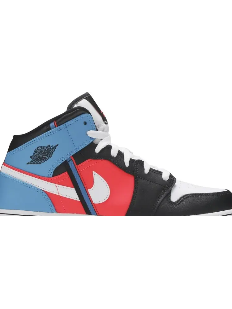 Кроссовки Air Jordan 1 Mid GS Game Time — изображение 2 из 8, мульти