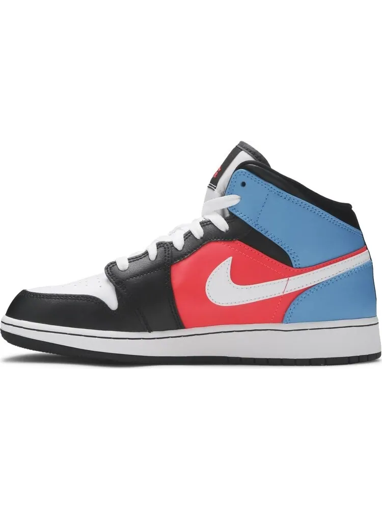 Кроссовки Air Jordan 1 Mid GS Game Time — изображение 3 из 8, мульти