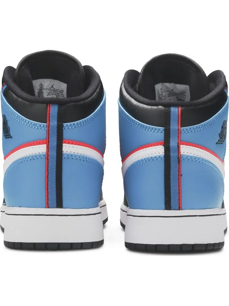 Кроссовки Air Jordan 1 Mid GS Game Time — изображение 6 из 8, мульти