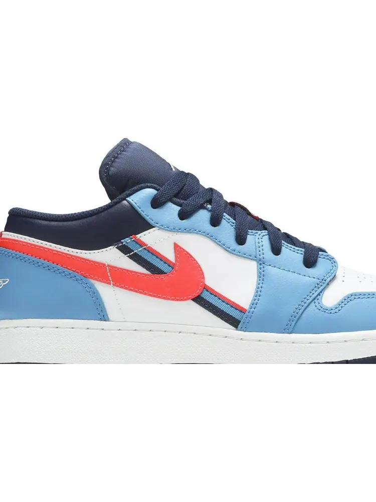 Кроссовки Air Jordan 1 Low GS Game Time — изображение 2 из 8, синий