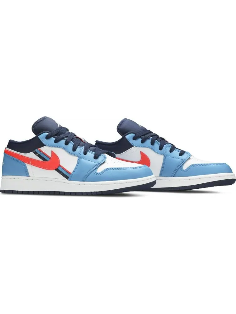 Кроссовки Air Jordan 1 Low GS Game Time — изображение 8 из 8, синий