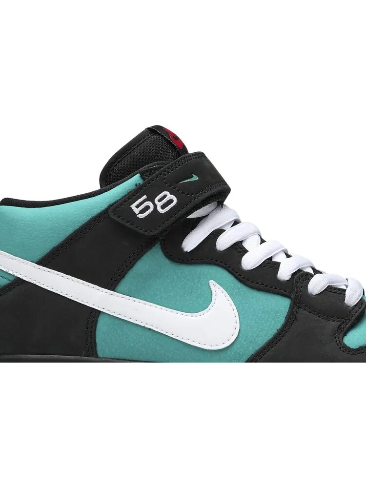 Кроссовки Nike Dunk Mid SB 'Freshwater' — изображение 2 из 8, бирюзовый