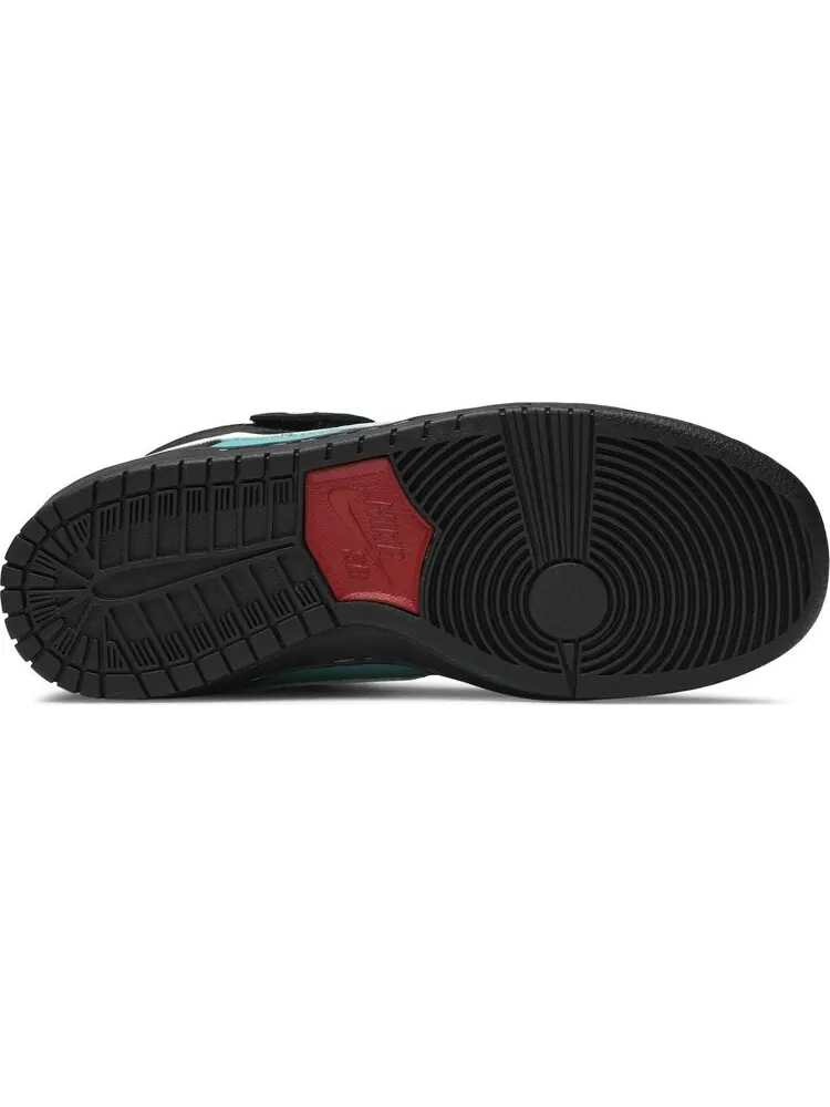 Кроссовки Nike Dunk Mid SB 'Freshwater' — изображение 4 из 8, бирюзовый