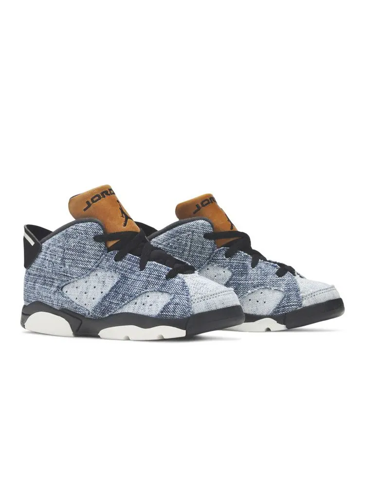 Кроссовки Air Jordan Air Jordan 6 Retro TD 'Washed Denim' — изображение 9 из 9
