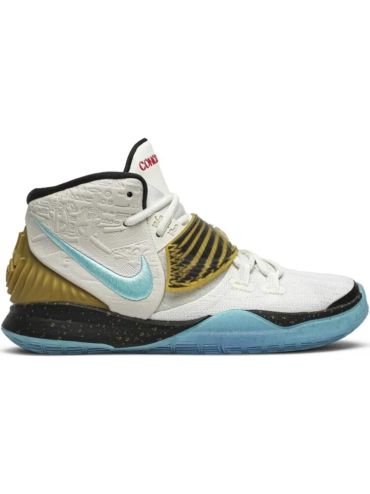 Кроссовки Nike Concepts x Kyrie 6 GS 'Golden Mummy' — изображение 1 из 8, загар