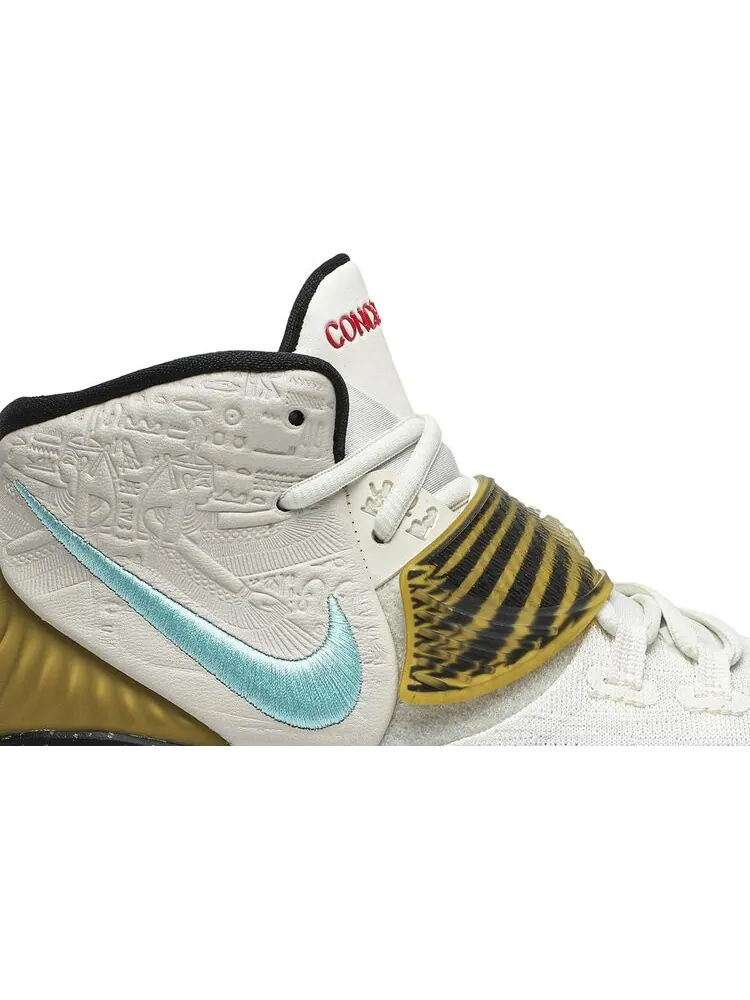 Кроссовки Nike Concepts x Kyrie 6 GS 'Golden Mummy' — изображение 2 из 8, загар