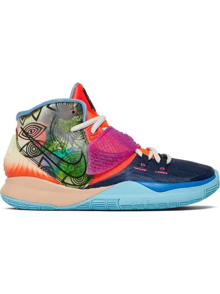 Кроссовки Nike Kyrie 6 Preheat GS 'Heal The World' — изображение 1 из 8, мульти
