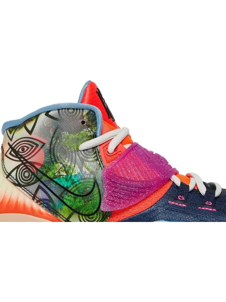 Кроссовки Nike Kyrie 6 Preheat GS 'Heal The World' — изображение 2 из 8, мульти