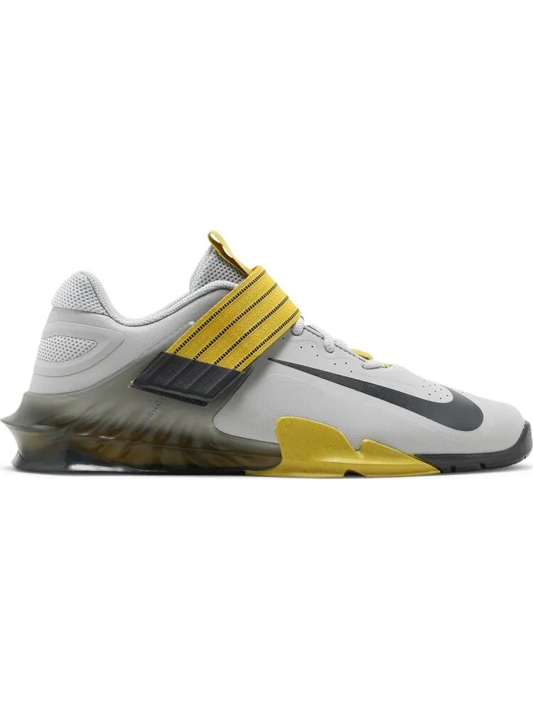 Кроссовки Nike Savaleos 'Grey Fog Bright Citron' — изображение 1 из 8, серый