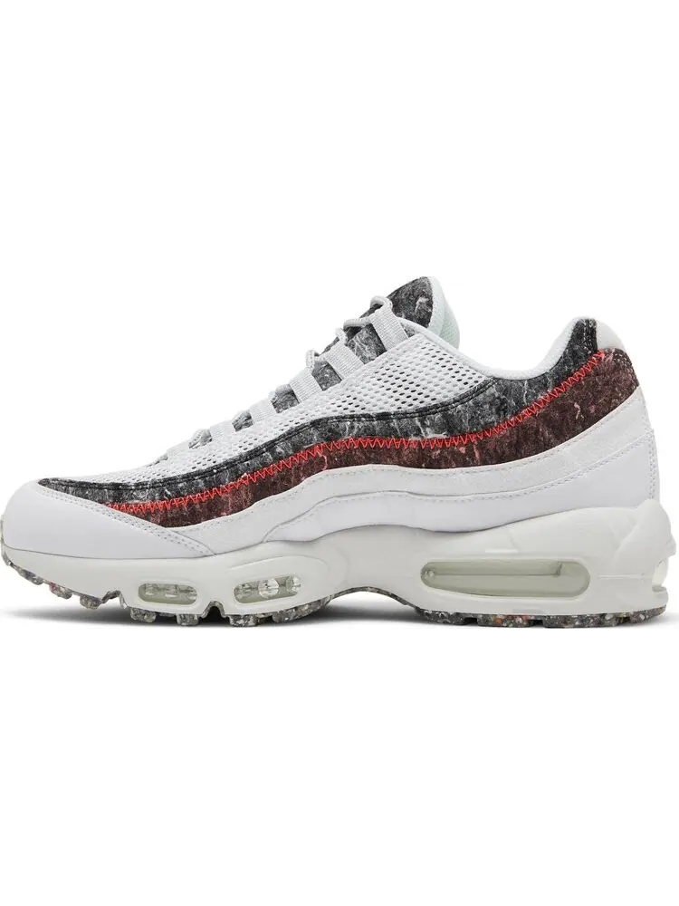 Кроссовки Nike Air Max 95 M2Z2 'Recycled Wool Pack - White Bright Crimson' — изображение 3 из 8, белый