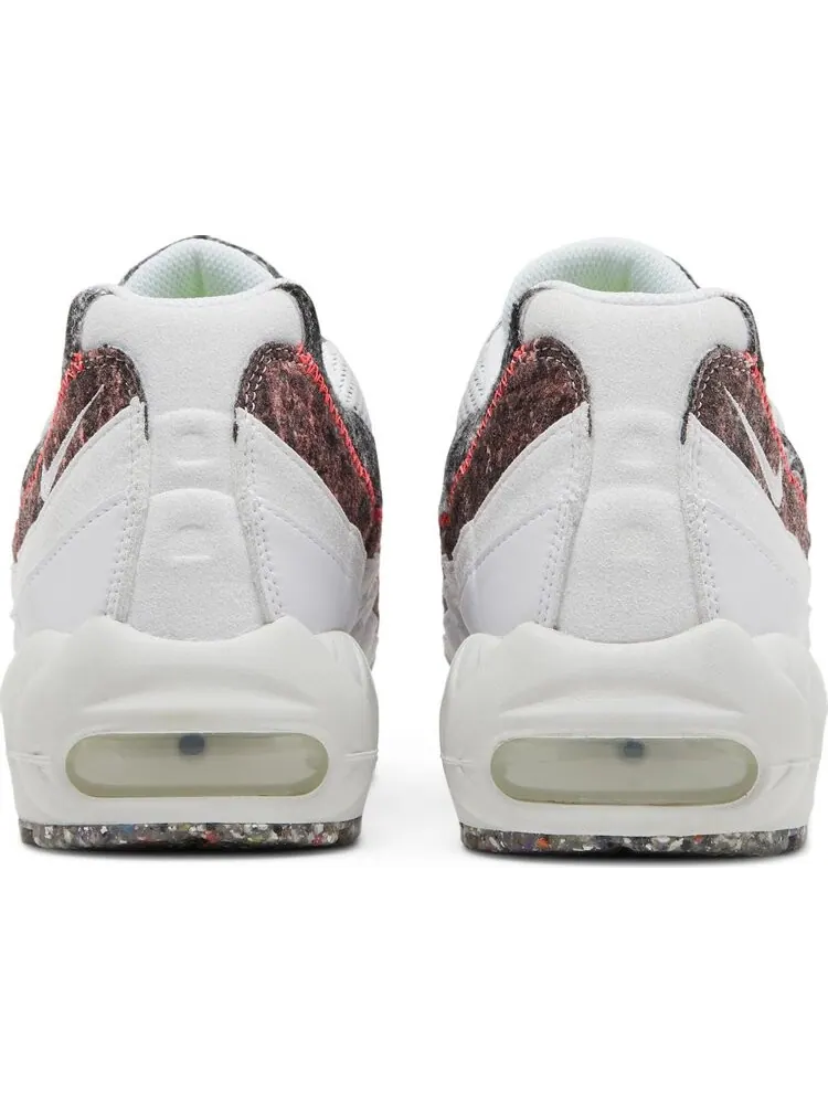 Кроссовки Nike Air Max 95 M2Z2 'Recycled Wool Pack - White Bright Crimson' — изображение 6 из 8, белый