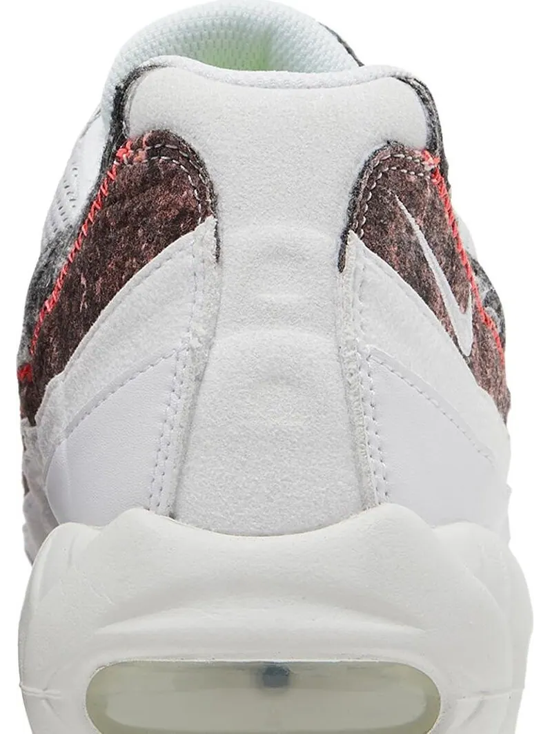 Кроссовки Nike Air Max 95 M2Z2 'Recycled Wool Pack - White Bright Crimson' — изображение 7 из 8, белый