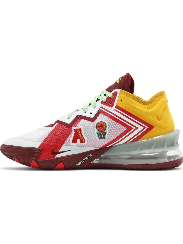 Кроссовки Nike Mimi Plange x LeBron 18 Low 'Higher Learning' — изображение 3 из 8, белый