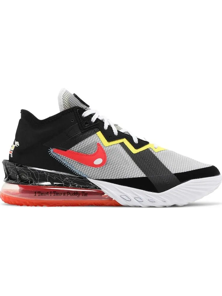Кроссовки Nike Space Jam x LeBron 18 Low 'Sylvester x Tweety' — изображение 1 из 8, серый