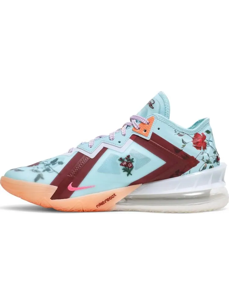 Кроссовки Nike Mimi Plange x LeBron 18 Low 'Daughters' — изображение 3 из 8, синий