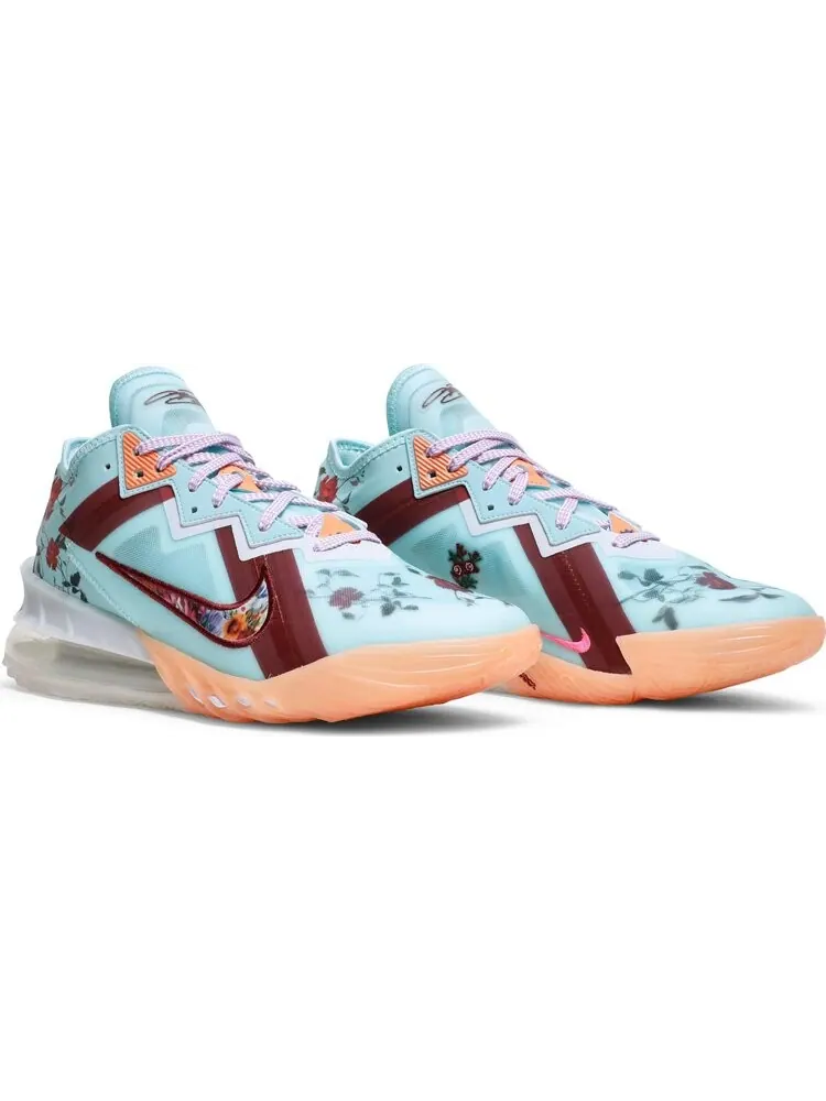 Кроссовки Nike Mimi Plange x LeBron 18 Low 'Daughters' — изображение 8 из 8, синий