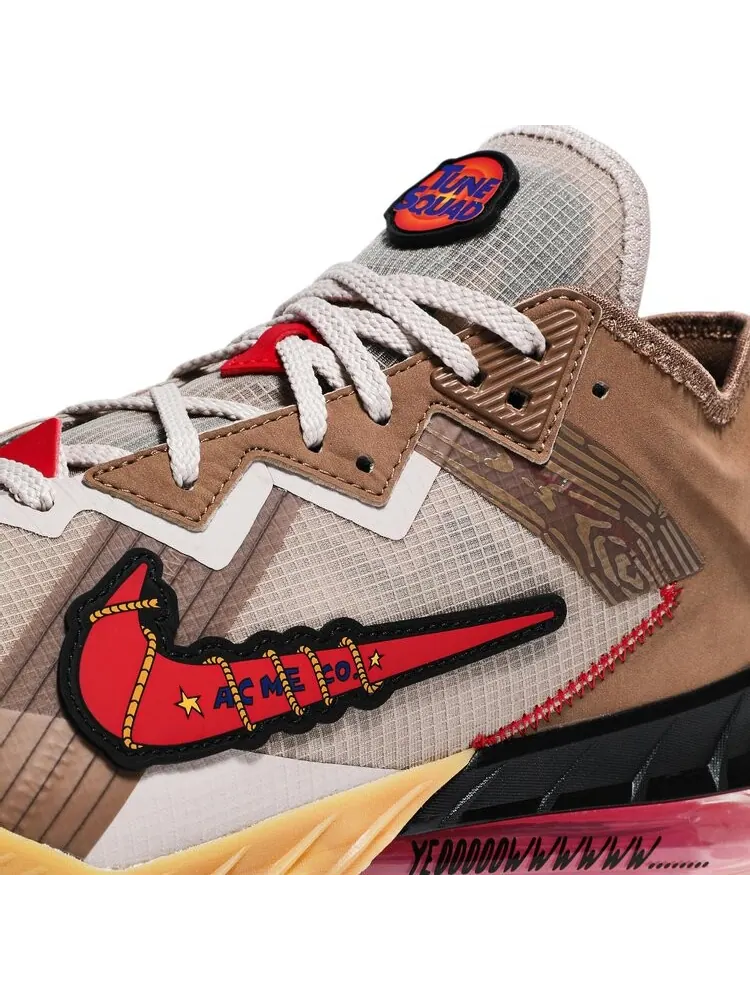 Кроссовки Nike Space Jam x LeBron 18 Low 'Wile E. x Roadrunner' — изображение 9 из 10, мульти