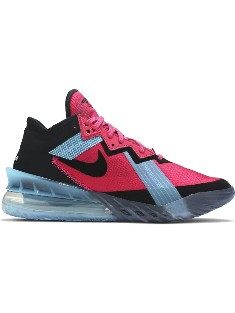 Кроссовки Nike LeBron 18 Low 'Neon Nights' — изображение 1 из 8, розовый