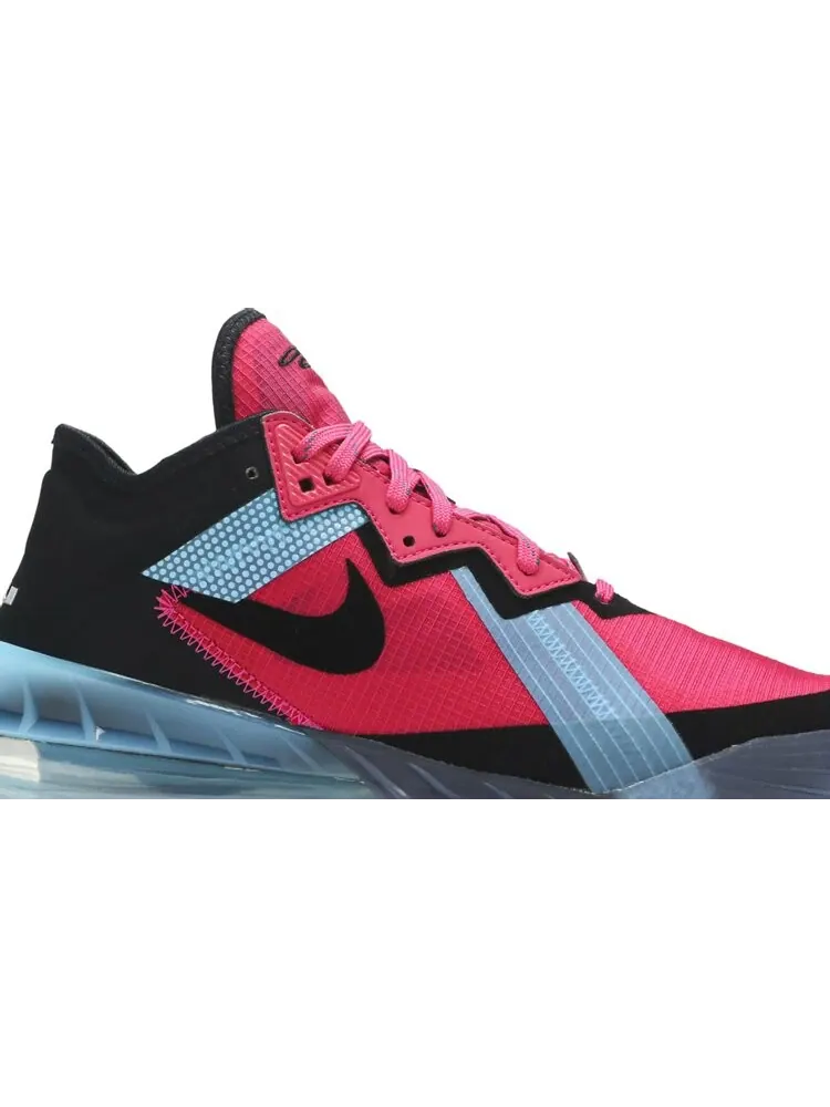Кроссовки Nike LeBron 18 Low 'Neon Nights' — изображение 2 из 8, розовый